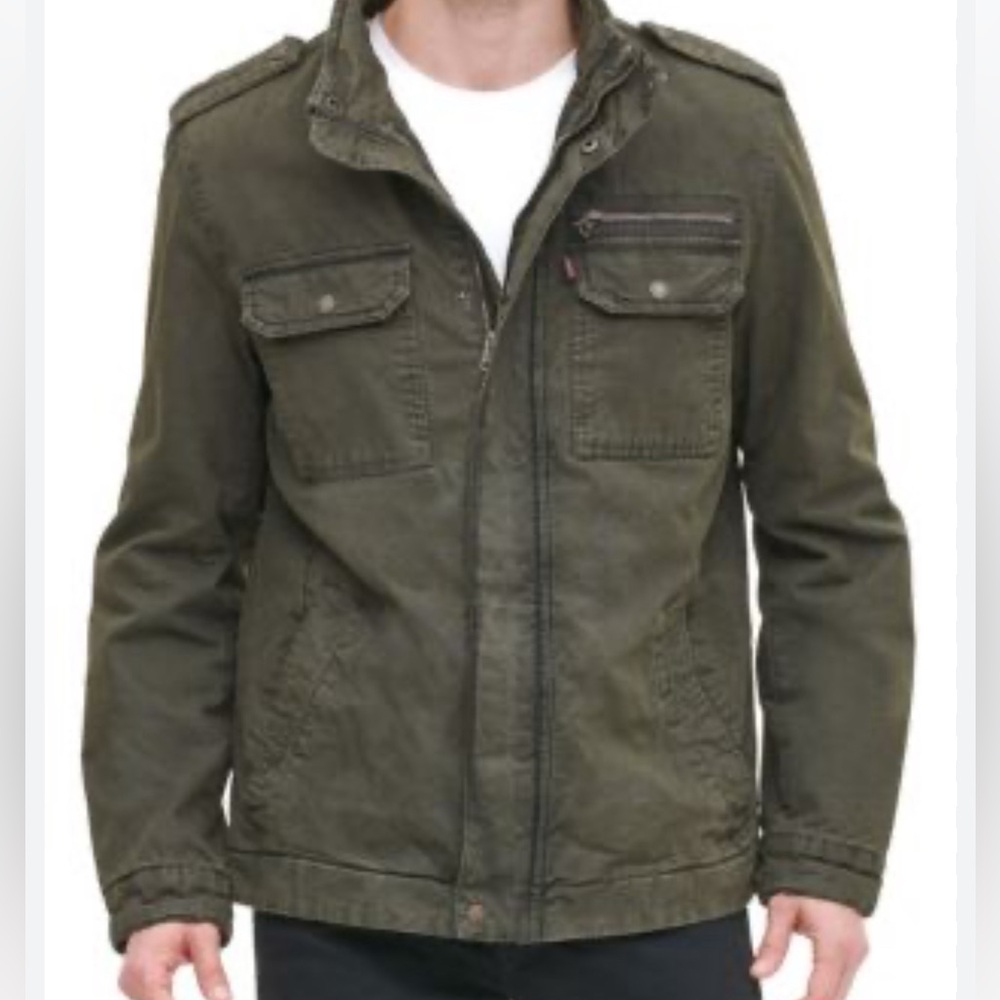 Levi’s Military Green Jacket, XL